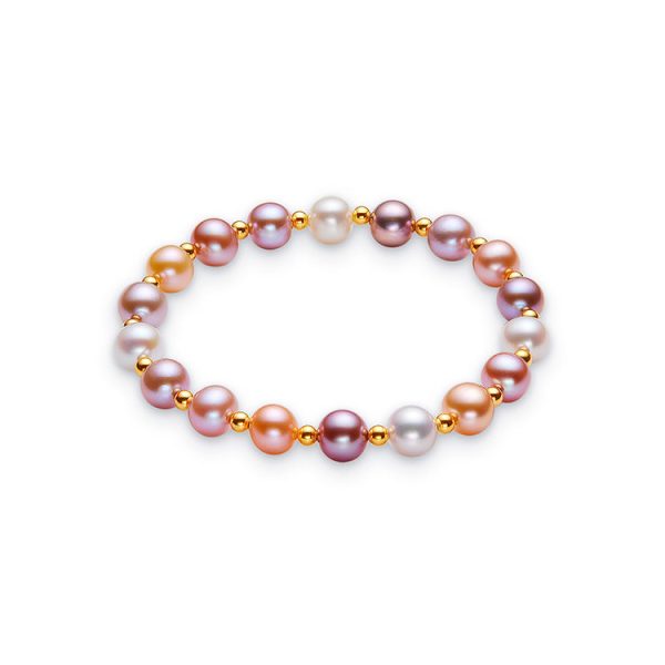 Freshwater Multicolor Pearl Bracelet For Cheap