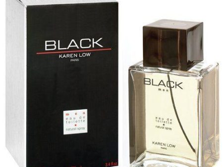 Black by Karen Low 3.4 oz EDT for men Online Sale