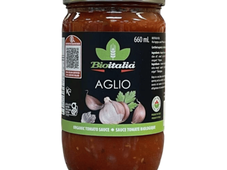 Bioitalia Pasta Sauce - Aglio (660ml) Fashion