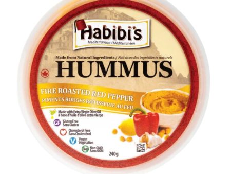 Habibi s Hummus Fire Roasted Red Pepper (240g) Online