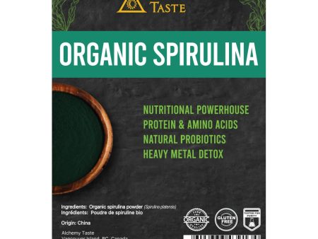 Alchemy Taste Organic Spirulina Powder (1lb) Supply