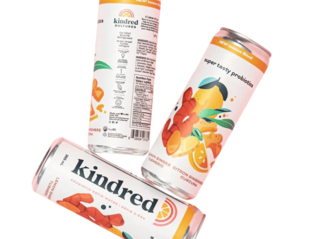 Kindred Water Kefir - Lemon Ginger Turmeric (355ml) Online