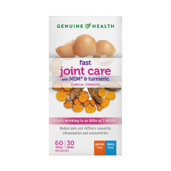 Genuine Health Fast Joint Care with NEM & Turmeric (30 Caps) Sale