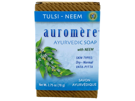 Auromere Soap - Tulsi-Neem (78g) Online Hot Sale