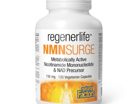 Natural Factors RegenerLife NMNSurge (120VCaps) Sale