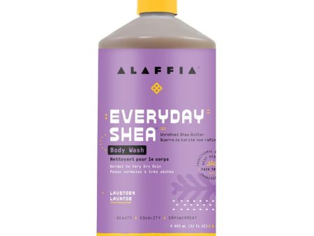 Alaffia Everyday Shea Body Wash - Lavender (950ml) For Cheap