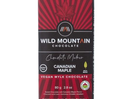 Wild Mountain Chocolate - Canadian Maple (80g) For Discount