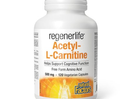 Natural Factors regenerlife Acetyl-L-Carnitine (120 VCaps) Fashion