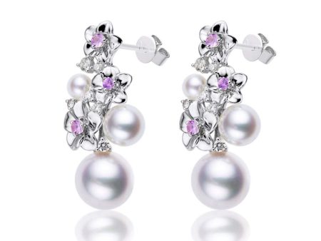 Blossom Akoya Pearl Earrings Fashion