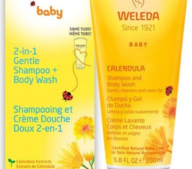 Weleda Baby 2 in 1 Gentle Shampoo & Body Wash (200ml) Hot on Sale