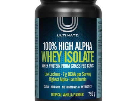 Ultimate High Alpha Whey Isolate - Tropical Vanilla (750g) Online now