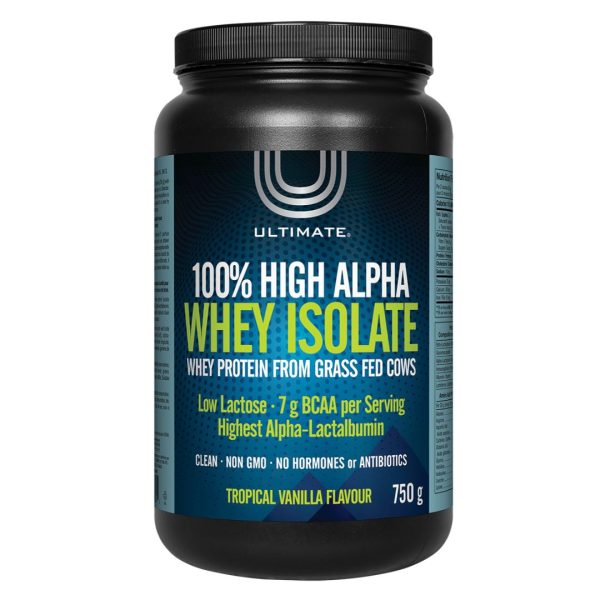 Ultimate High Alpha Whey Isolate - Tropical Vanilla (750g) Online now