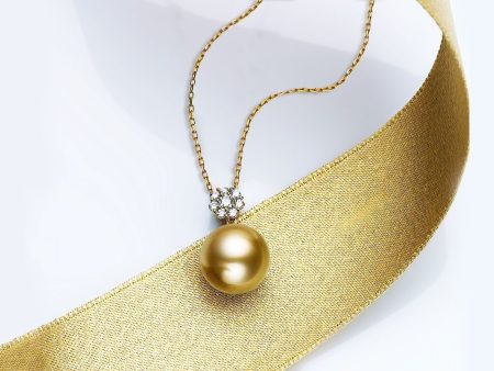 Cluster Gold Pearl Pendant Online