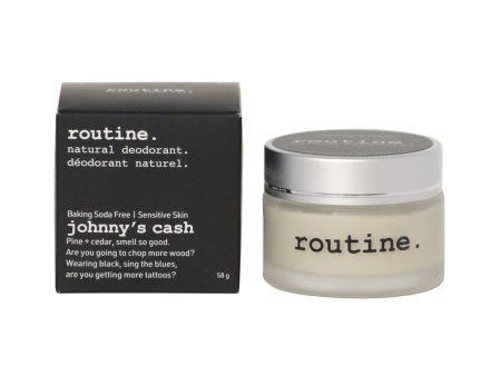 Routine Natural Deodorant - Johnny s Cash Baking Soda-Free (58g) Online