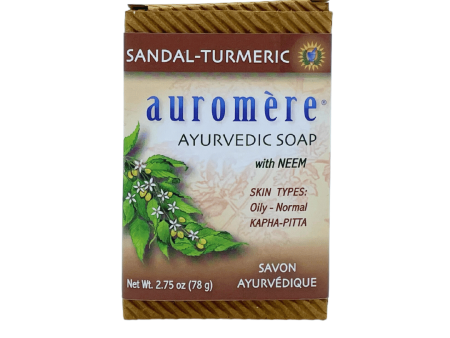 Auromere Soap - Sandal-Turmeric (78g) Online Hot Sale