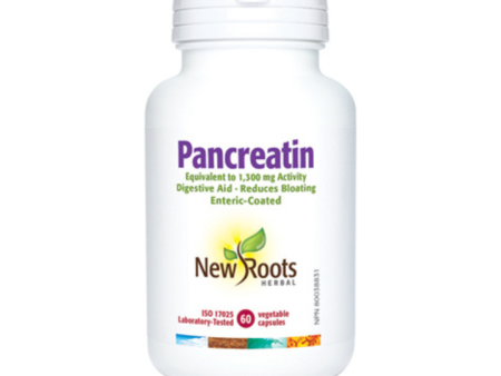 New Roots Pancreatin (60 VCaps) Hot on Sale