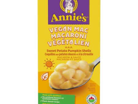 Annie s Homegrown Vegan Sweet Potato Pumpkin Shells Macaroni (170g) For Cheap