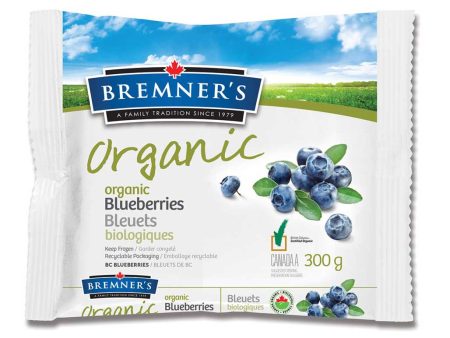 Bremner s Frozen Organic Blueberries (300g) Online