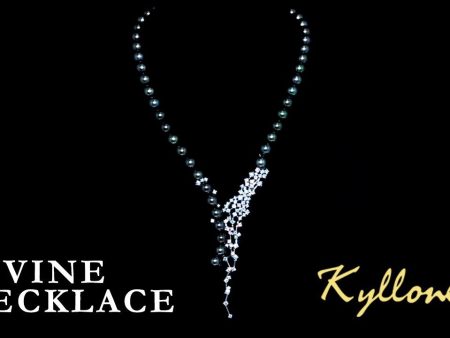 Divine Black Pearl Necklace For Discount