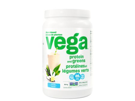 Vega Protein & Greens - Vanilla (614g) For Sale