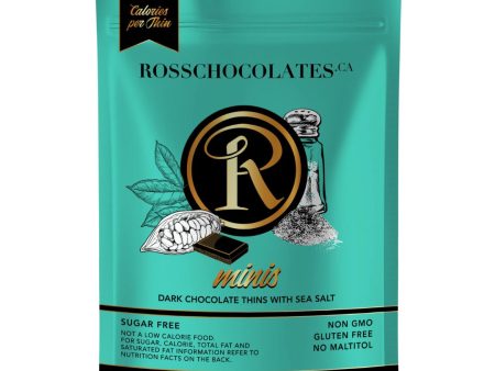 Ross Chocolates - Dark Chocolate Minis with Sea Salt (85g) Sale