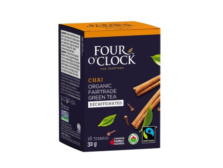 Four O Clock - Chai Green Tea Decaffeinated (16ct) Discount