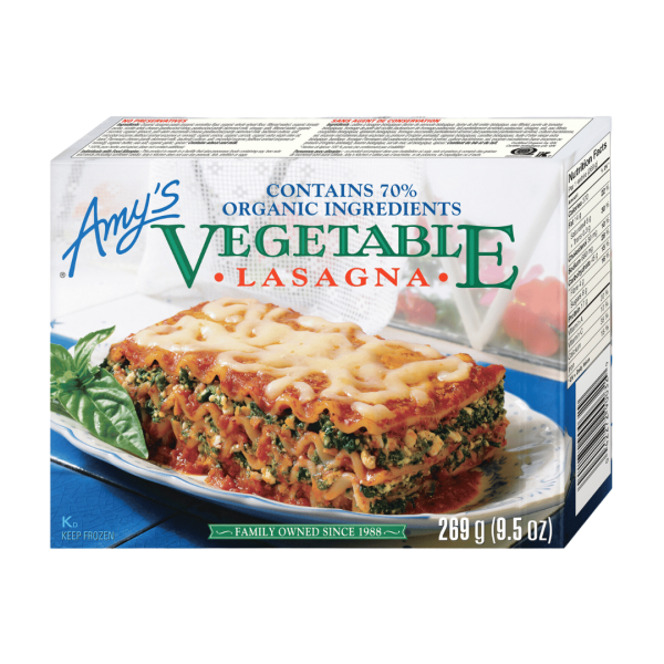 Amy s Kitchen Vegetable Lasagna (269g) Discount