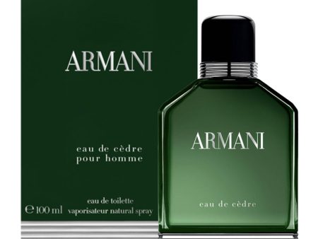 Armani Eau De Cedre 3.4 oz EDT for men Hot on Sale