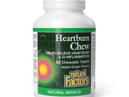 Natural Factors Heartburn Chew (90 Tabs) For Sale