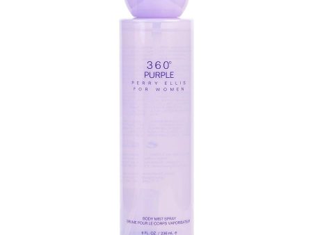 360 Purple Perry Ellis 8 oz Body Mist for women For Sale