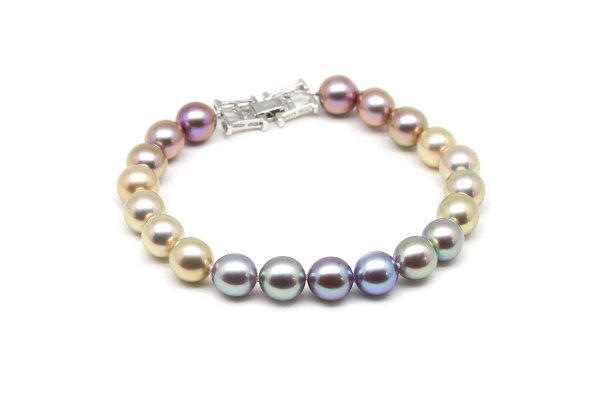 Freshwater Rainbow Heirloom Bracelet For Cheap