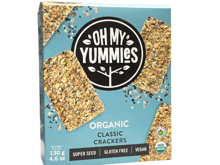 Oh My Yummies Crackers - Classic (130g) Online now