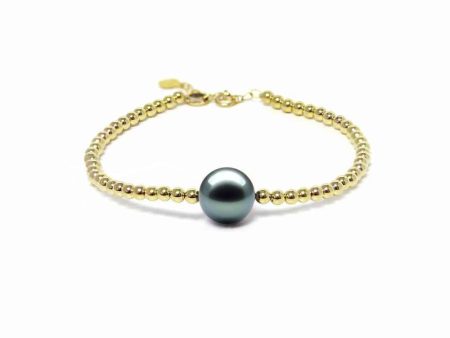 Golden Black Pearl Bracelet Supply