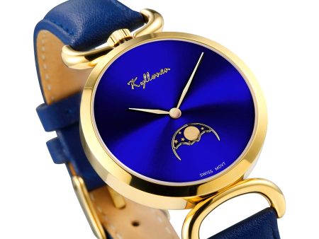 Blue Moon Watch Leather Strap For Sale