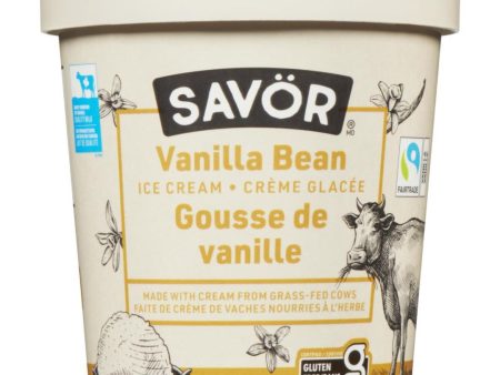 Savor Grass-Fed Ice Cream - Vanilla Bean (473ml) Online