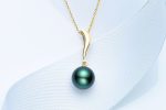 Wave Black Pearl Pendant Online Sale