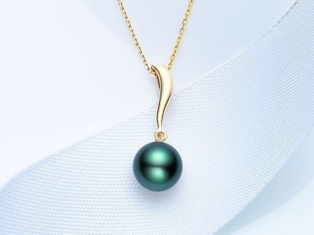 Wave Black Pearl Pendant Online Sale