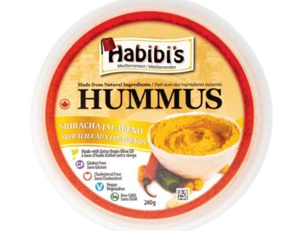 Habibi s Hummus Sriracha & Jalapeno (240g) Sale