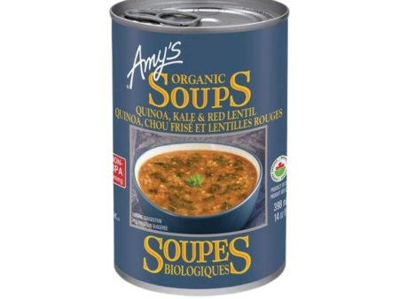 Amy s Kitchen Organic Quinoa & Kale & Red Lentil Soup (398ml) Sale