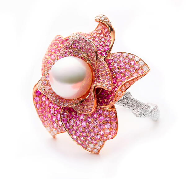 La Fleur Akoya Pearl Ring Sale