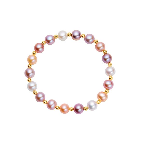 Freshwater Multicolor Pearl Bracelet For Cheap