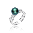 Paris Black Pearl Ring For Cheap