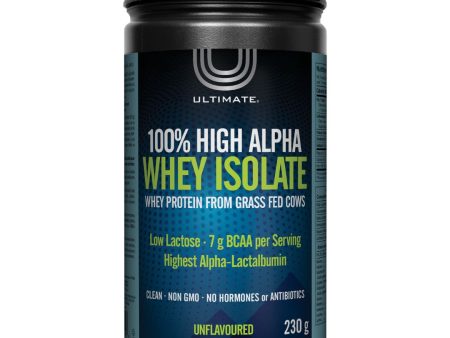 Ultimate High Alpha Whey Isolate - Unflavoured Online Sale