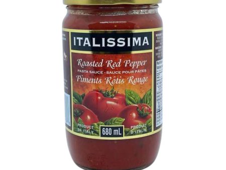 Italissima Pasta Sauce - Roasted Red Pepper (680ml) For Discount