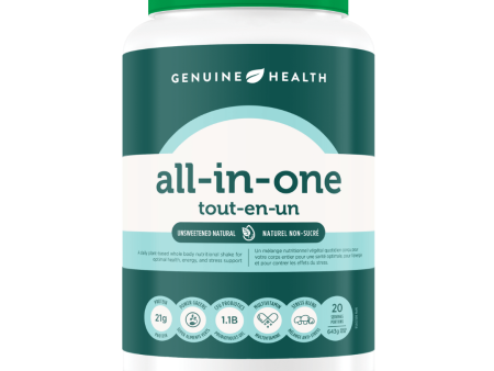 Genuine Health All-In-One - Unsweetened (675g) Fashion