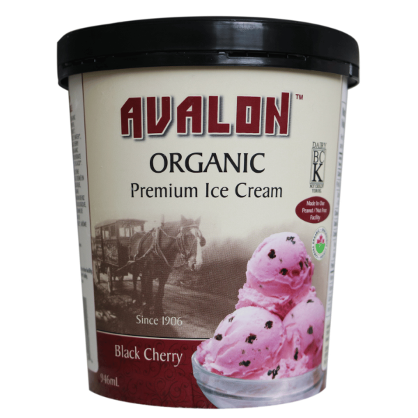 Avalon Organic Ice Cream - Black Cherry (946ml) Online now