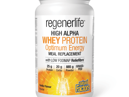 Natural Factors Regenerlife Whey Protein - Vanilla (885g) Online Hot Sale