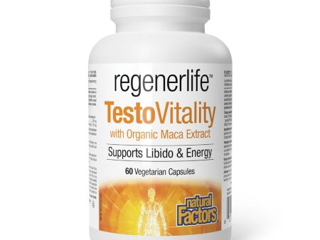 Natural Factors Regenerlife TestoVitality (60 VCaps) on Sale