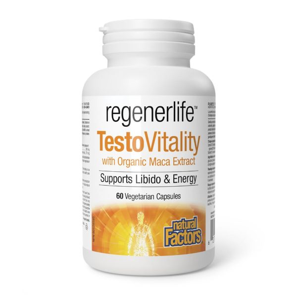 Natural Factors Regenerlife TestoVitality (60 VCaps) on Sale