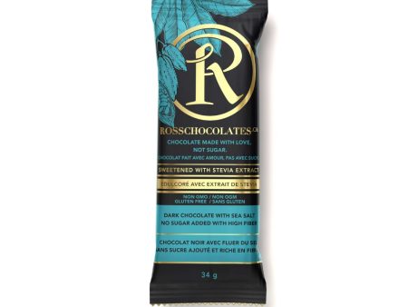 Ross Chocolates - Dark Chocolate with Sea Salt (34g) Online